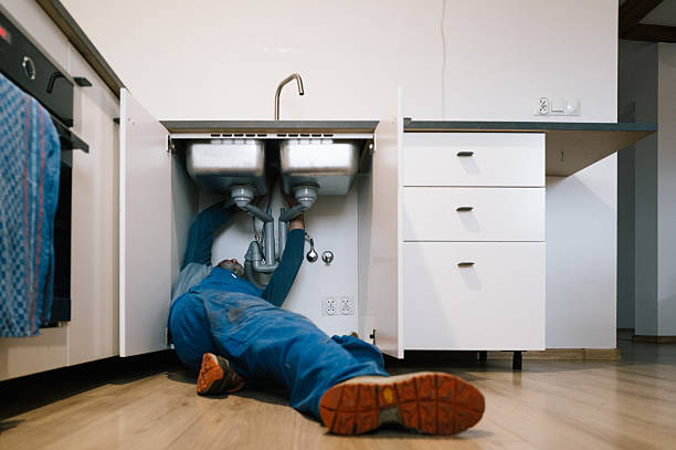 Professional Sewer Line Repair technician working in March Air Reserve Base, CA